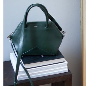 Facine Top Handle leather satchel